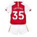 Arsenal Oleksandr Zinchenko #35 Hjemmedraktsett Barn 2023-24 Korte ermer (+ Korte bukser)